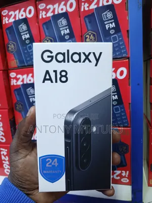 New Samsung Galaxy A18 128GB Black