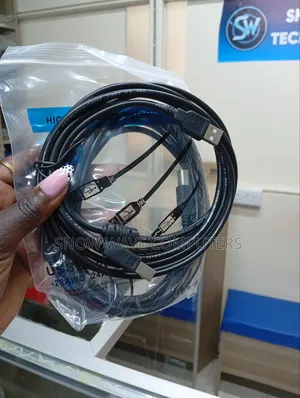 Kebo ya Printer Nyeusi ya USB 2.0 ya 3m