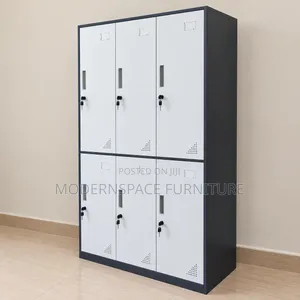 Lockers za Chumba cha Kubadilisha Nguo za Metal Zinazofungwa (Milango 6)