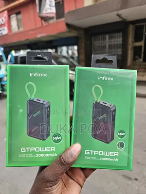 Infinix 20,000mAh 55W Super Fast Charging Powerbank