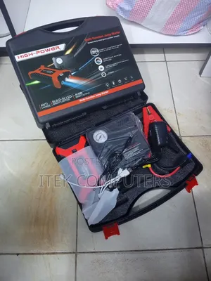 Kiti cha Dharura cha Gari cha All-in-One chenye Battery Booster & Air Pump