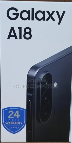 Samsung Galaxy A18 Mpya 128GB Nyeusi