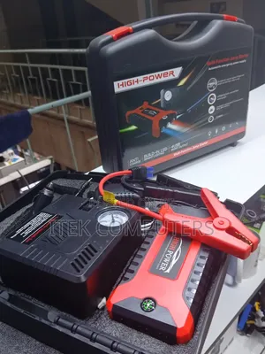 Portable Jump Starter Kit yenye Air Compressor