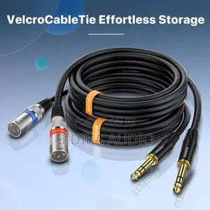 EBXYA 6.35mm TRS kwa XLR Male Cable 1M (Pakiti 2)