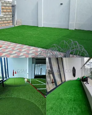 Carpeti za Majani Bandia za Kijani kwa Nje