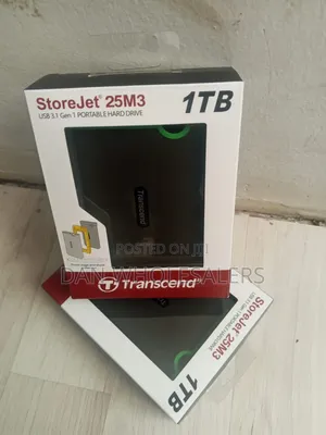 Transcend StoreJet 25M3 1TB External HDD USB 3.1