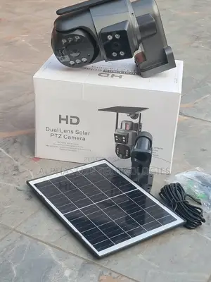 Dual Lens WiFi Solar PTZ Security Camera