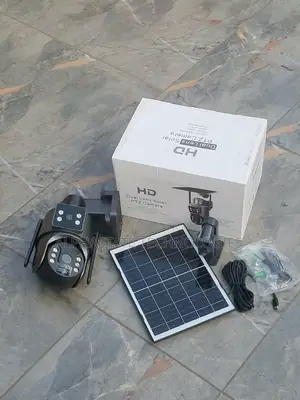 Solar Powered Dual Lens WiFi Outdoor CCTV Camera