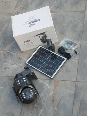 Dual Lens Outdoor PTZ Camera with WiFi & Solar