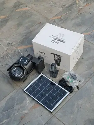Waterproof Outdoor Solar PTZ CCTV Camera Dual Lens WiFi