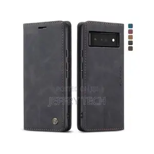 CASEME Flip Case kwa Google Pixel 7a - Nyeusi
