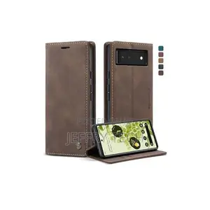 CASEME Flip Case ya Google Pixel 8 - Kahawia