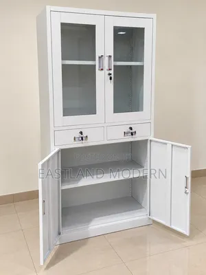 Kabati Nyeupe ya Metali ya Ofisi