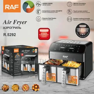 Raf Dual Basket Air Fryer R.5382