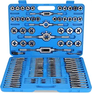 Seti ya Tap & Die ya Carbon Steel ya Kazi Nzito 110 Pcs (M2-M18)