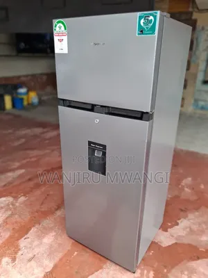 Hisense Fridge Mlango Mbili na Dispenser