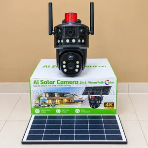 V380Pro Dual Lens 4G Solar CCTV Camera