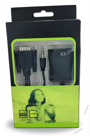 VGA to HDMI Converter Adapter with Audio 1080P