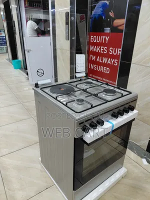Von Cooker 60x60 3 Gas + 1 Electric Inox Grey