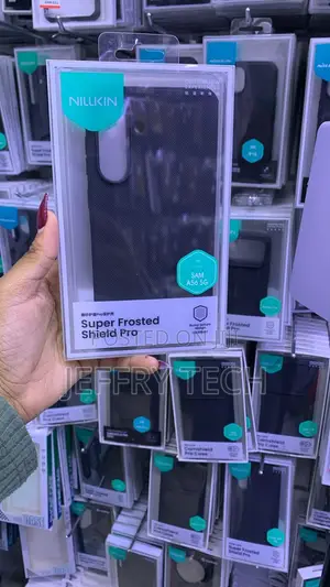 Nillkin Super Frosted Shield Pro Case kwa Samsung Galaxy A56 - Nyeusi Matte