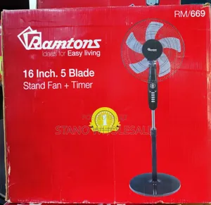 Ramtons Standing Fan 16-inch - Mpya Kabisa