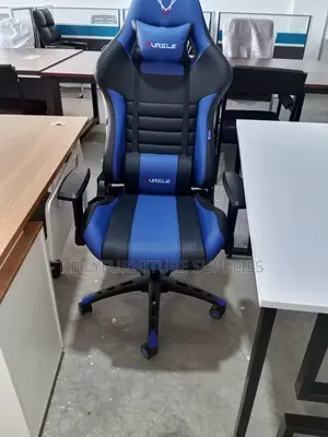 Kiti cha Michezo cha Ergonomic cha Bluu na Nyeusi cha Premium