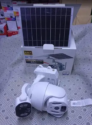 Ubox 6MP 4G Solar PTZ CCTV Kit yenye Dual Lens