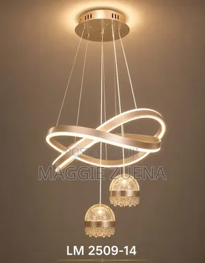 Chandelier ya Mwanga ya LED ya Rangi 3
