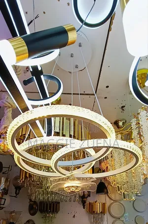 Tricolor Chandelier Inabadilisha Rangi