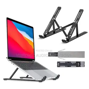 Stendi ya Laptop ya Aluminium Inayoweza Kurekebishwa
