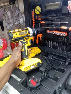 DeWalt 48V Cordless Power Drill na Vifaa