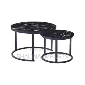 MDF Nesting Coffee Table - Black Finish