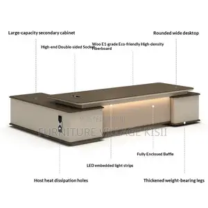 Kikao cha Mtendaji cha 2000mm chenye Taa za LED