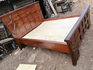 King Size Bed - Mahogany