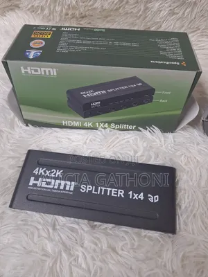 4K HDMI Splitter 1x4 na Adapta ya Nguvu