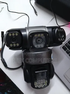 Smart 4G Triple-Lens CCTV Camera with Two-Way Audio