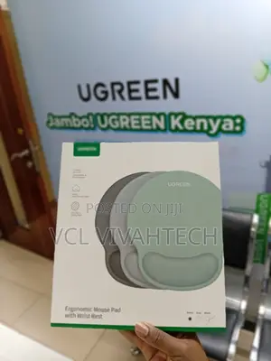 UGREEN Mouse Pad ya Ergonomic yenye Wrist Rest - Kijani