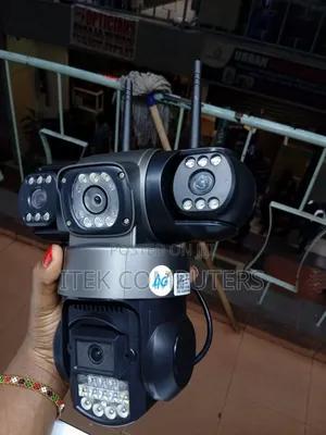 Kamera ya CCTV ya Lenti Tatu ya 4G kwa Maeneo ya Biashara
