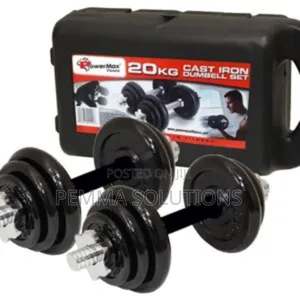 Set ya Dumbbell Zinazoweza Kurekebishwa 20KG na Kiunganishi cha Barbell