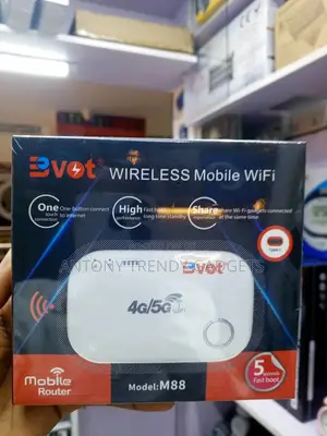 BVOT M88 Pocket WiFi ya Kuchaji (150Mbps, Vifaa 10)