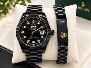 Rolex Watch & Bangili Combo - Mpya Kabisa