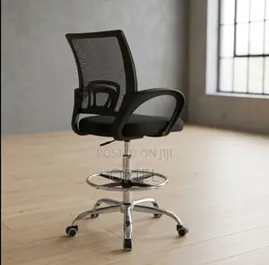 Kiti cha Mpiga Hesabu cha Ergonomic chenye Pete ya Miguu