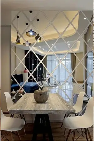 DIY Diamond Rhombus Mirror ya Akriliki