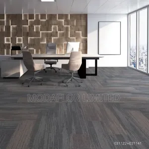 TAH Series Modern Carpet Planks 34x100cm for Office Flooring
