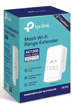 TP-Link RE300 AC1200 Dual Band Mesh Wi-Fi Repeater