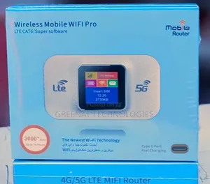 Wireless Mobile WiFi Pro LTE CAT6 5G MIFI Router 3000mAh