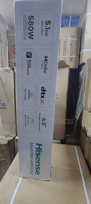 Hisense AX5100Q 5.1 Channel 580W Soundbar System