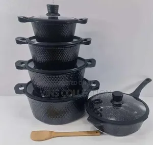 Bosch Cookware Set 11pc na Vifuniko vya Silicone
