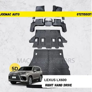 Lexus LX 600 Floor Mats na Boot Liner Zilizotengenezwa Maalum