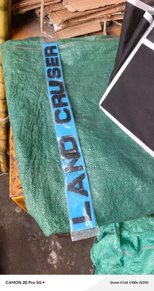 3D Badges Nyeusi za Land Cruiser za Kufungia Kofini